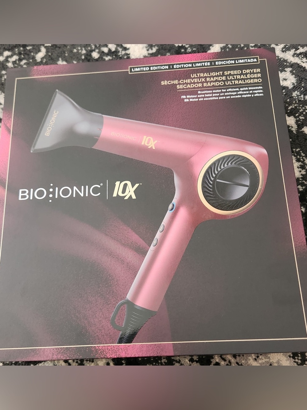 Bio Ionic 10X Limited Edition Red Hair Dryer